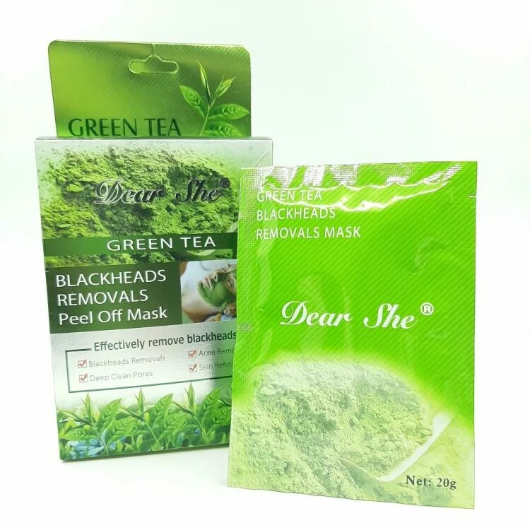 Маски для лица green. Маска для лица Dear she Green Tea. Грин Теа маска для лица. Грин Теа маска для лица от черных точек. Очищающая маска зеленый чай.