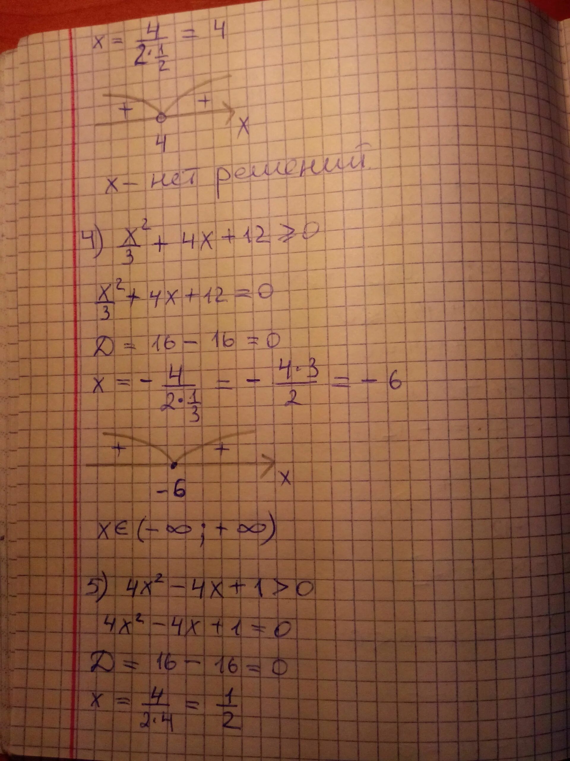 4x4+4x3-9x2-x+2=0. X-2 ____ X+4. -4x4-4x2+24=0. X2-4x+3 0.