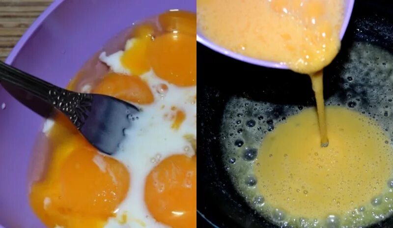 смешиваем взбитые белки и желтки. взбивают желтки и белки отдельно. взбивают желтки и белки отдельно. масло взбить с сахаром. яичница со взбитым белком.