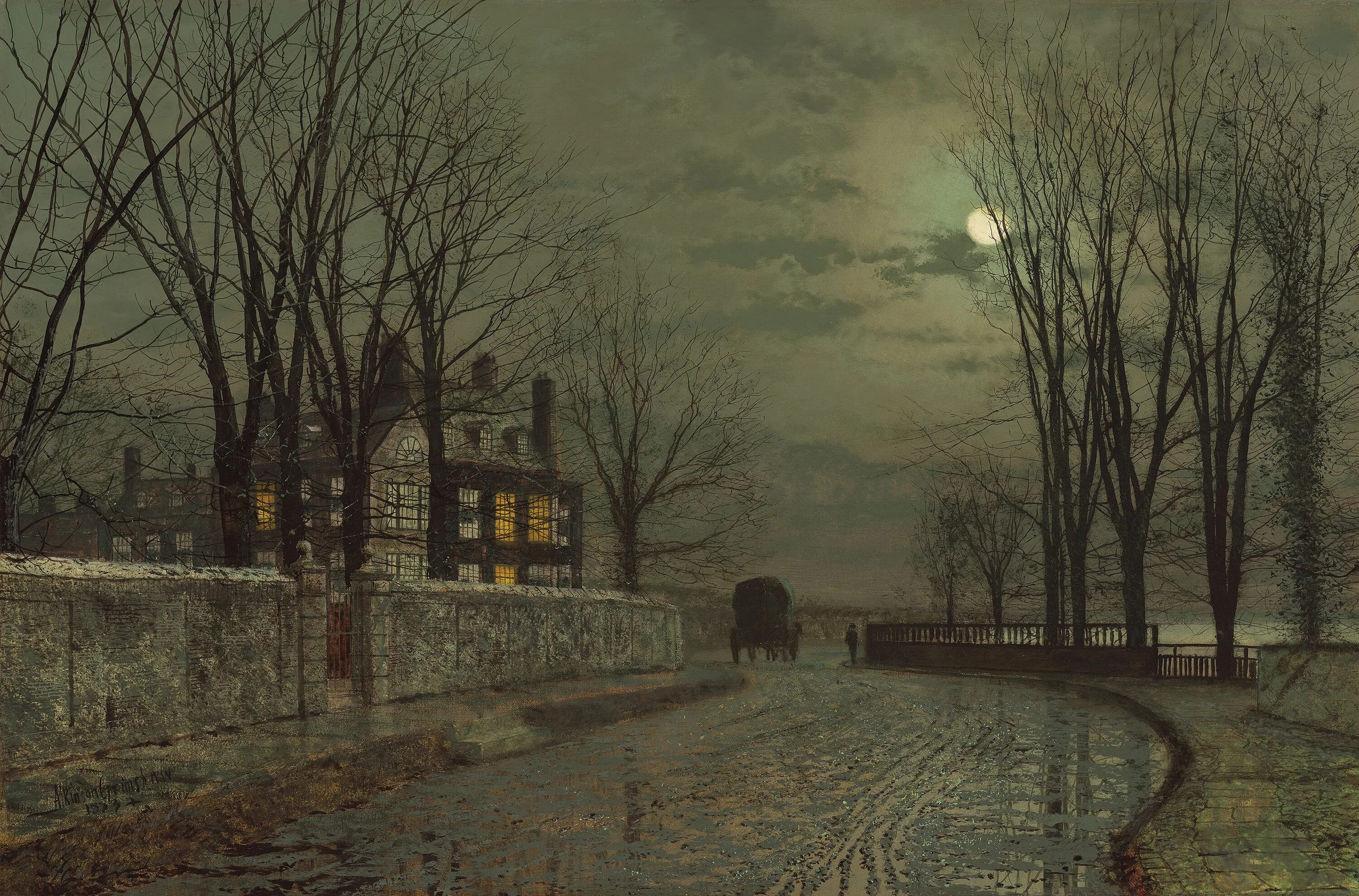 Поздний вечер ошибка. Джон Эткинсон Гримшоу (1836-1893). John Atkinson Grimshaw (Джон Аткинсон Гримшоу). Джон Эткинсон Гримшоу картины. Художник Аткинсон Гримшоу.