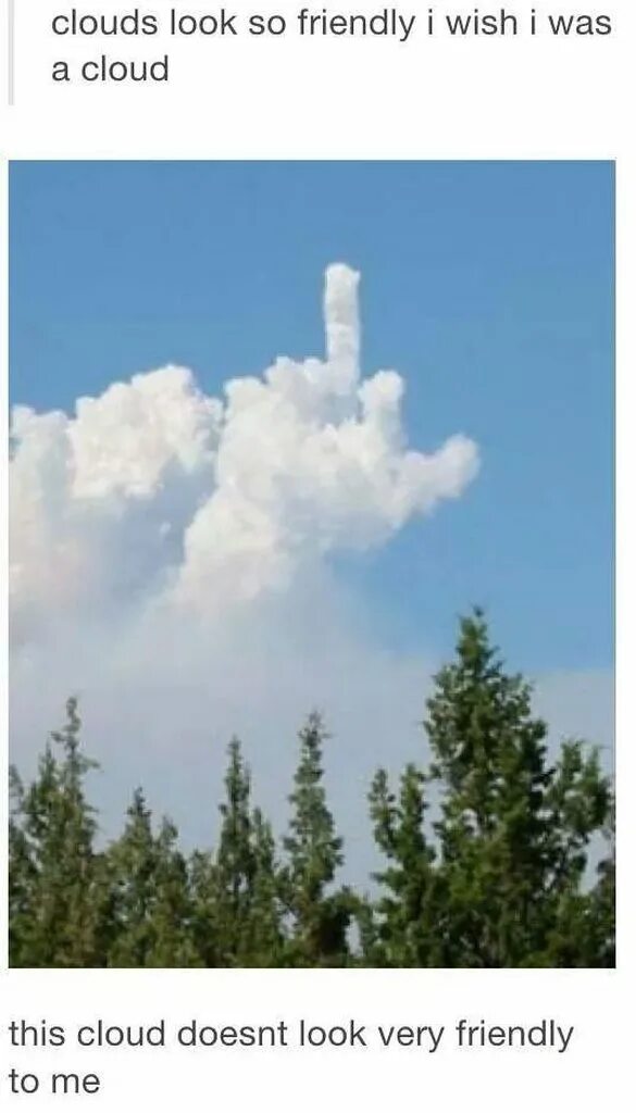 There is no cloud