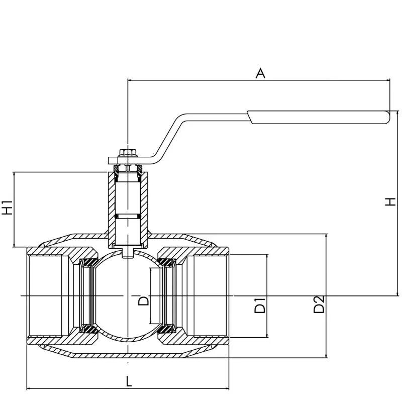 Кран шаровой dn10