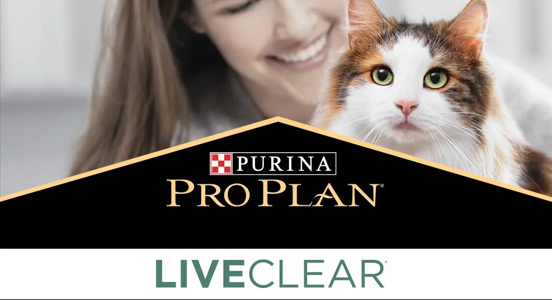 Проплан для кошек live clear. Корм для кошек Pro Plan Live Clear. Пурина Проплан Live Clear для кошек. Purina liveclear для кошек. Purina Pro Plan реклама.