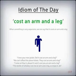 An arm and a leg meaning