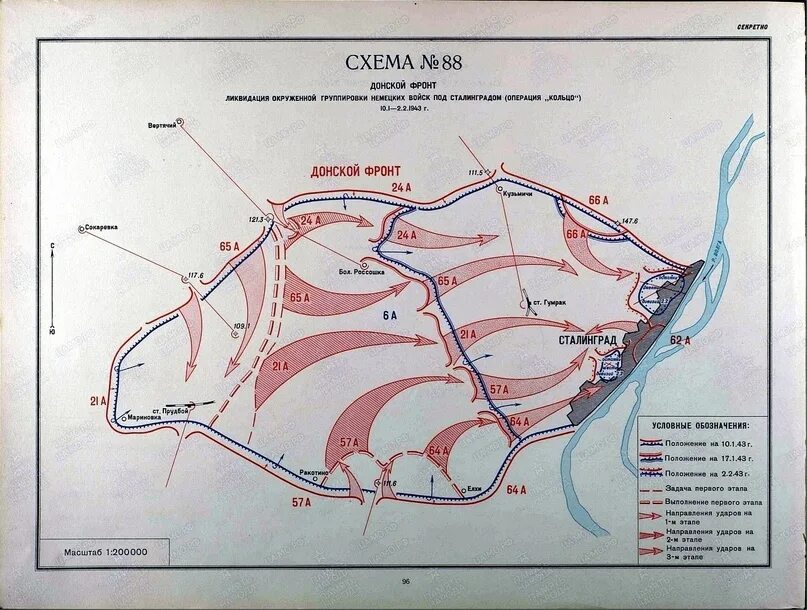 Операция кольцо Сталинградская битва. Воронежско-Касторненская операция 1943. Операция кольцо Сталинградская битва карта. Операция кольцо 1943 карта. Немецкая операция кольцо