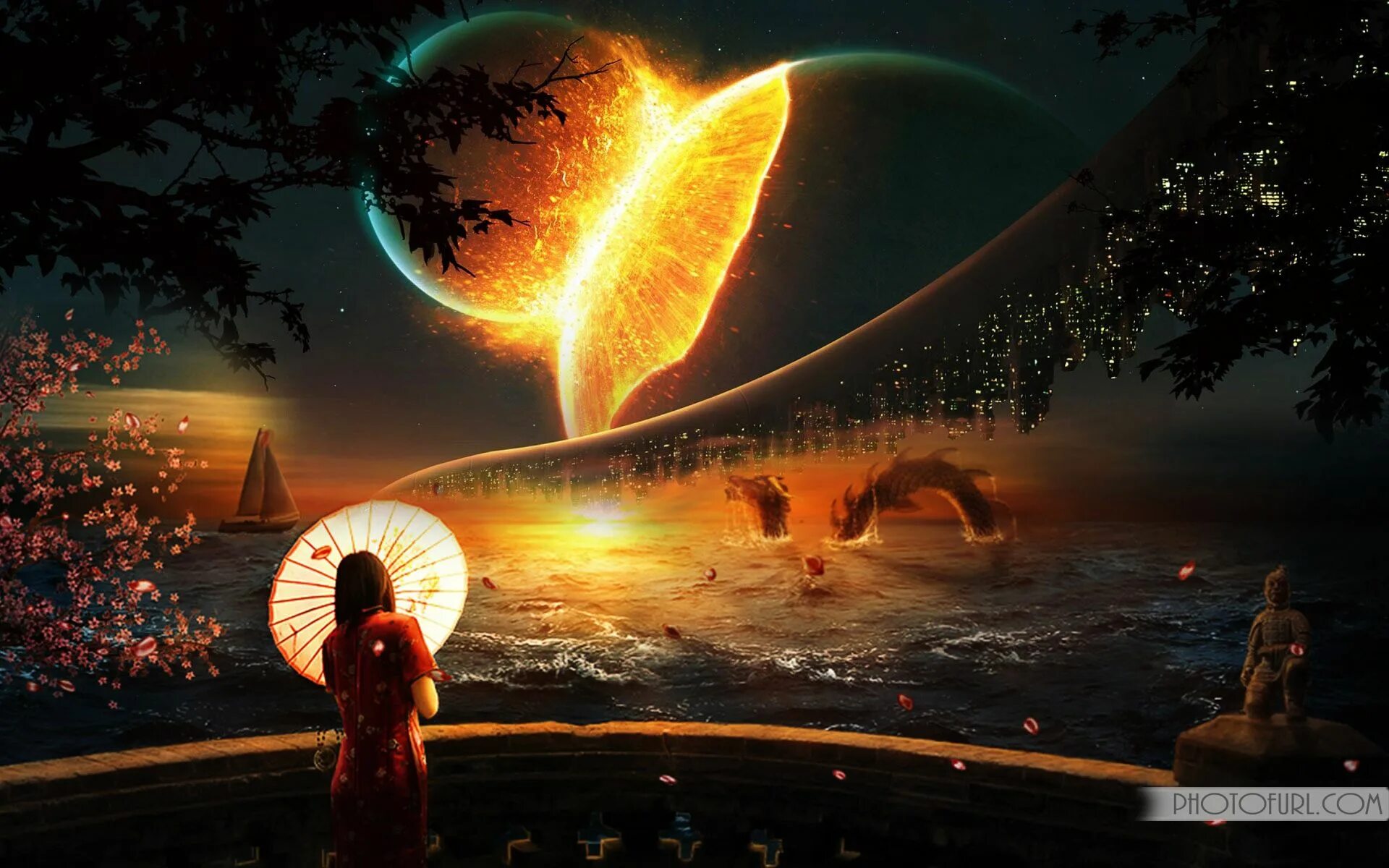 The day will end. Конец света арт. конец света арты. end of the worldконец света. судный день арт.