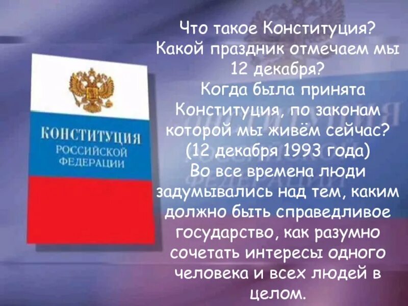 Под защитой конституции