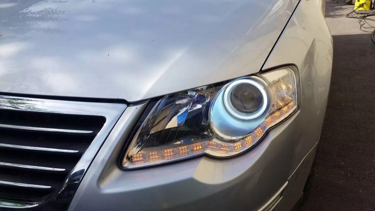 Фара passat b6. Фары Passat b6. Фары Фольксваген Пассат б6. Фары VW Passat b6. Volkswagen Passat b6 фары led.