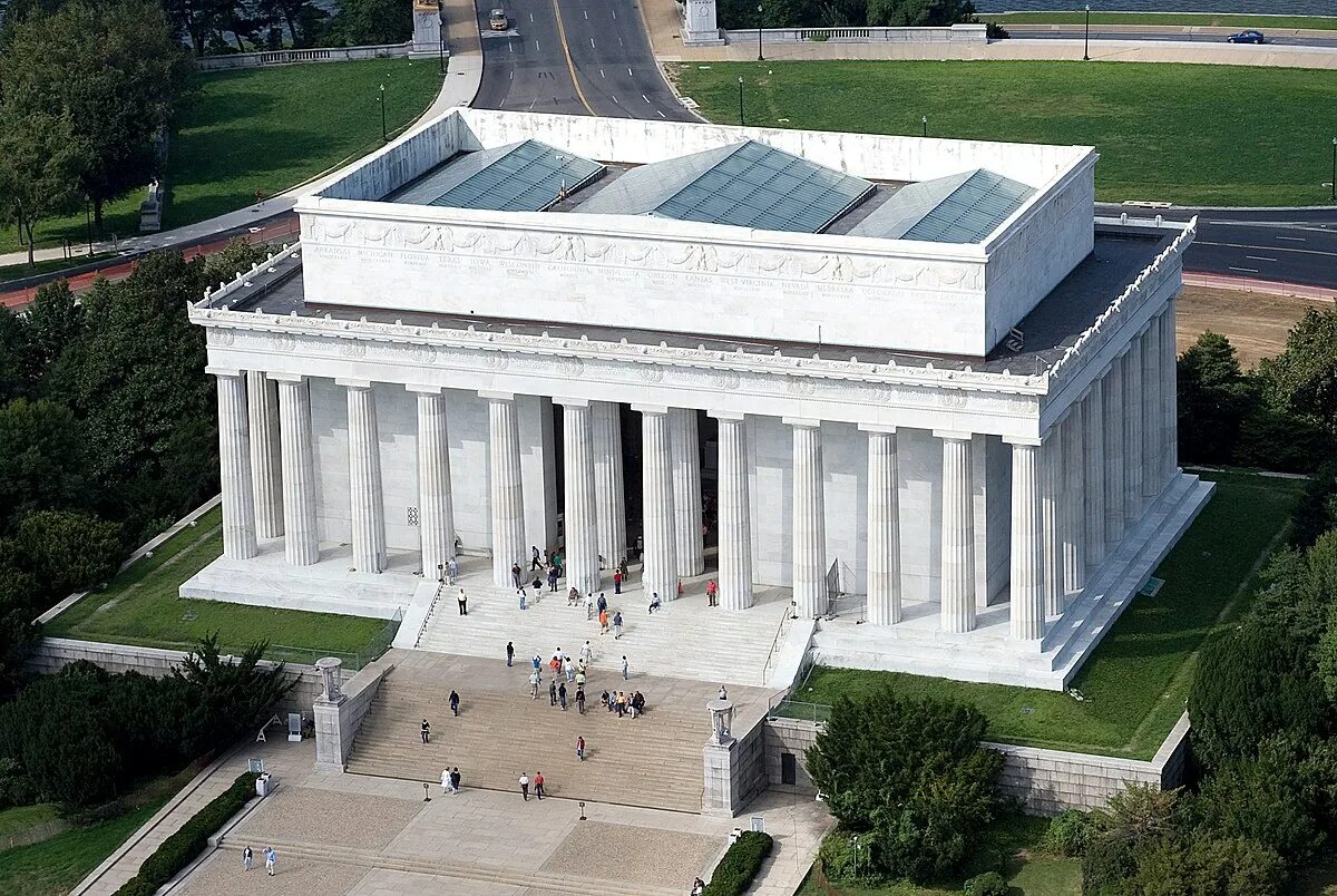 Мемориал Линкольна в Вашингтоне. Мемориал Авраама Линкольна. Мемориал Линкольна (Lincoln Memorial). Мемориал Линкольна, Вашингтон, 1914–1922.
