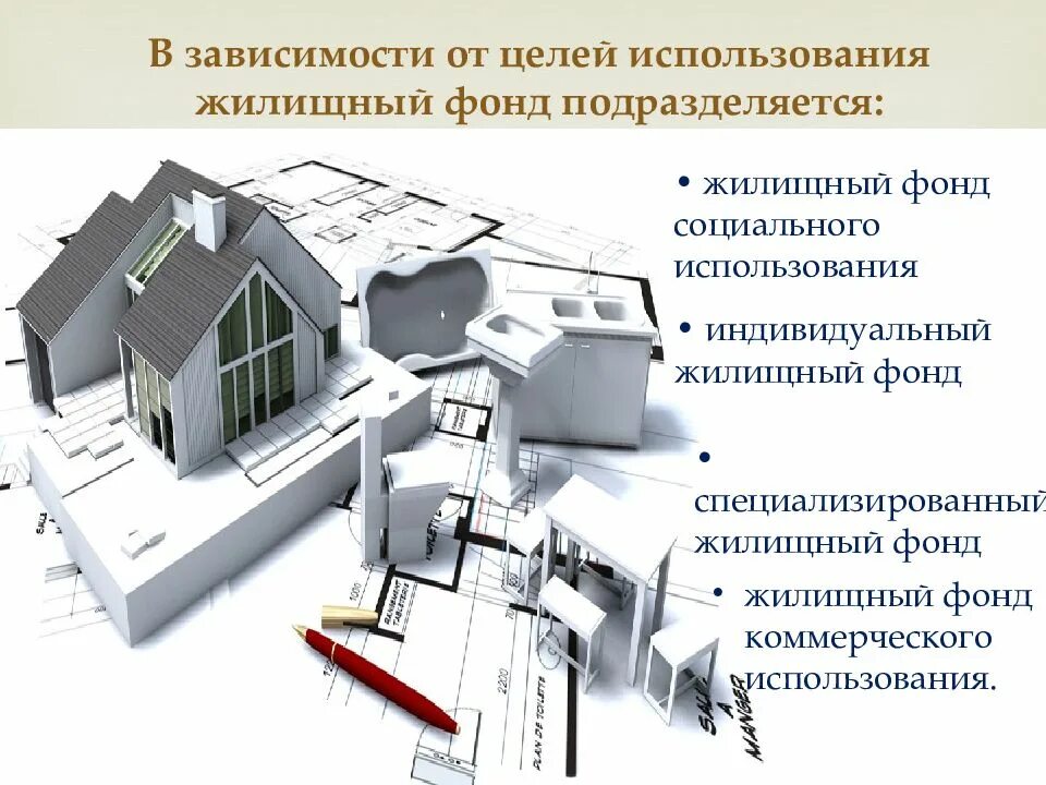Жилой фонд коммерческого использования. Жилищный фонд. жилищный фонд социального использования. жилищный фонд подразделяется на. принцип целевого использования жилищного фонда.