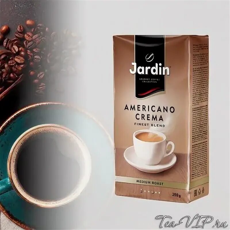 Кофе в зернах. Лучшие зерна для капучино. Лучшие зерна для капучино. Лучшие зерна для капучино. Кофе молотый американо крема жардин, 250гр.