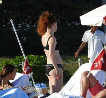 Jess Glynne - In a bikini at the beach in Miami. 