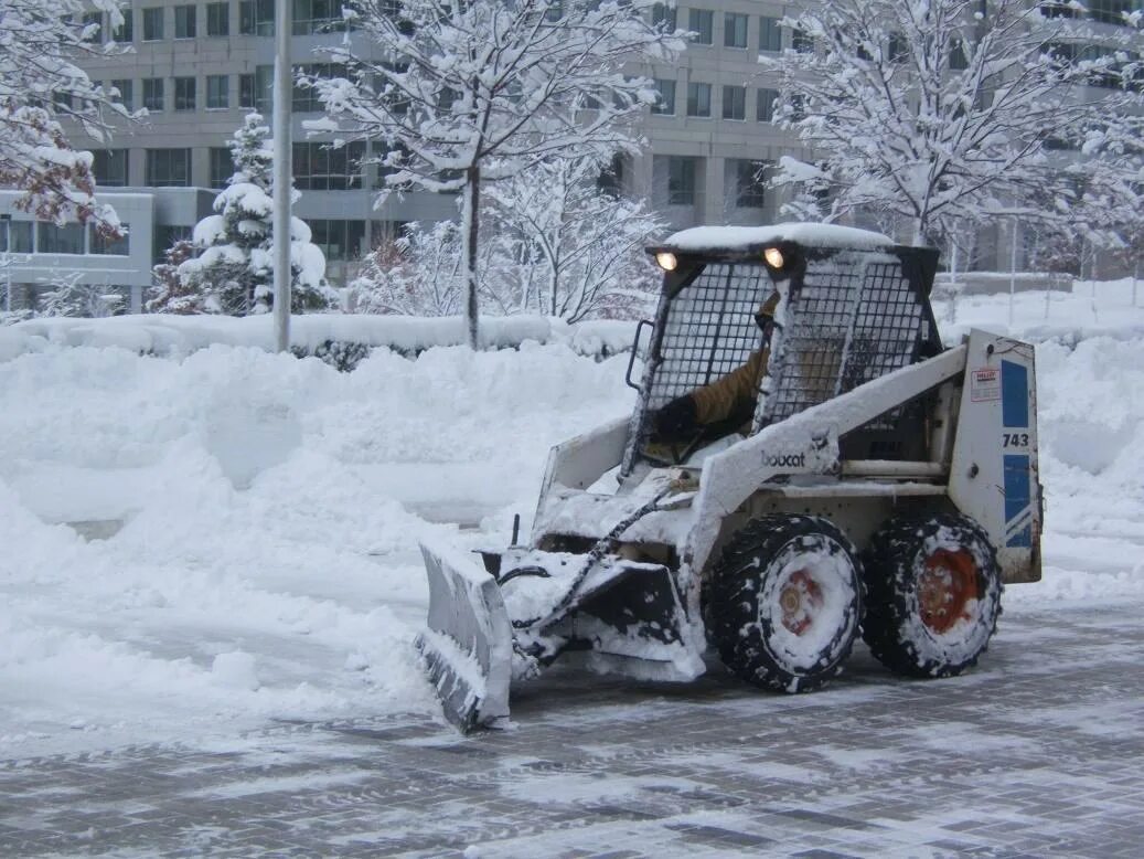 Игра трактора чистят снег. Bobcat s185 снегоуборка. Трактор Bobcat для уборки снега. Мини погрузчик Bobcat для уборки снега. Бобкэт уборка снега.