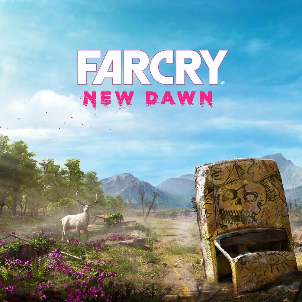 Far Cry New Dawn обложка. Far Cry New Dawn Постер. Far Cry New Dawn логотип. Фар край Нью даун обложки.