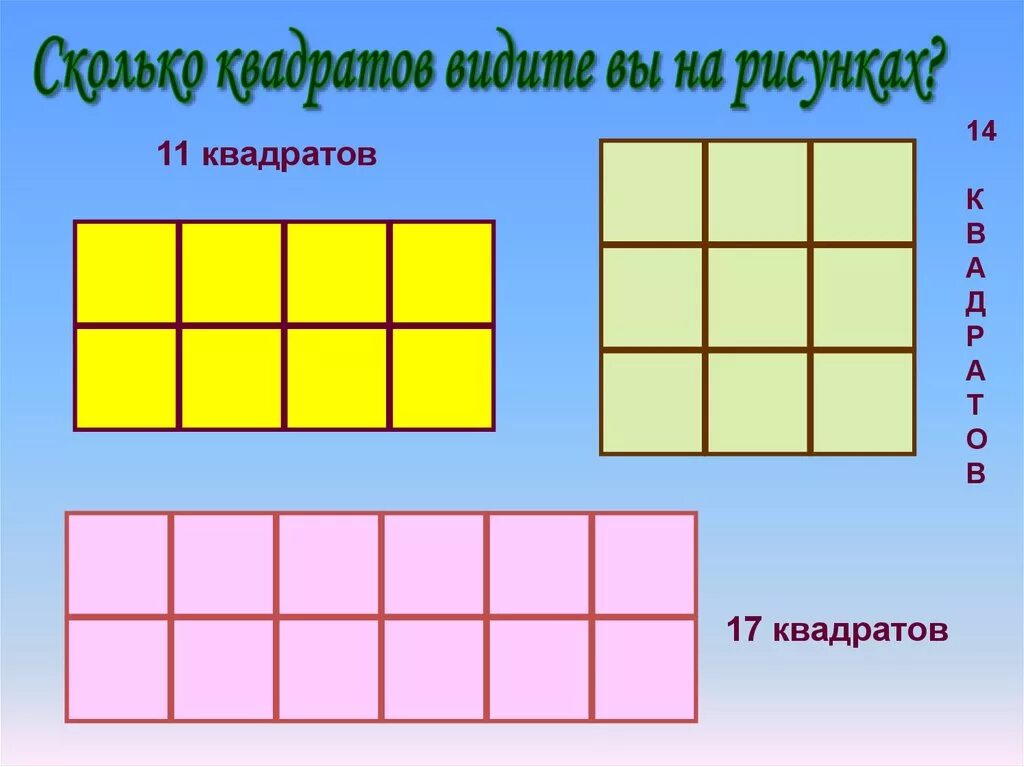 На сколько частей разделен прямоугольник. Сколько квадратов. Прямоугольник разбитый на квадраты. Прямоугольник в квадратиках. Прямоугольник разделенный на квадраты.