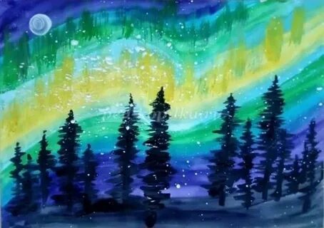 Как нарисовать сияние