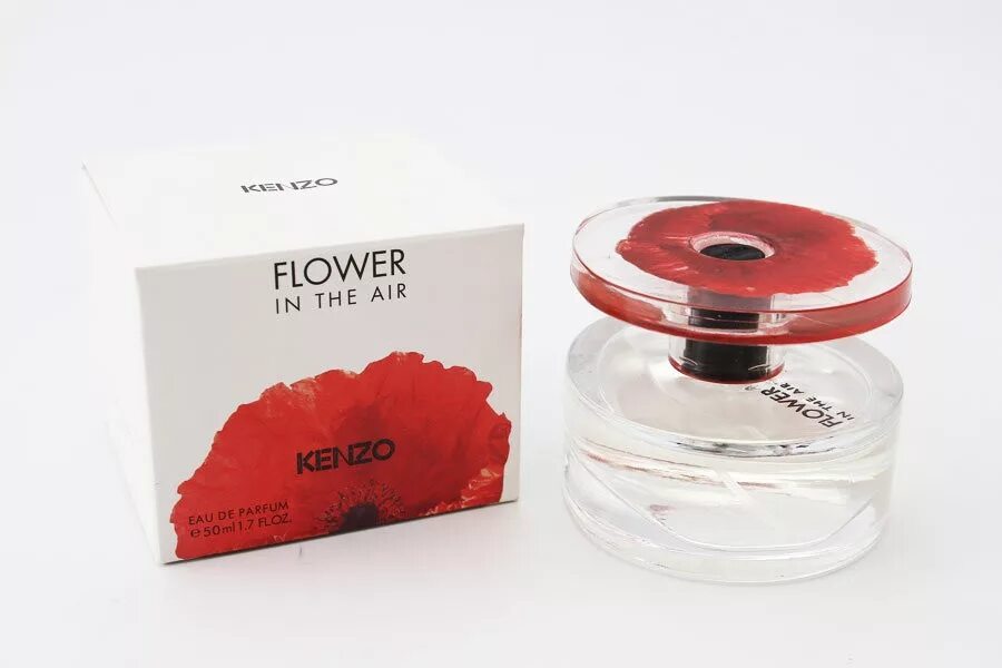 Зе эйр. Кензо Flower in the Air. Kenzo Flower in the Air парфюмерная вода 100мл. Парфюм красный Мак Кензо. Кензо с маком духи женские.