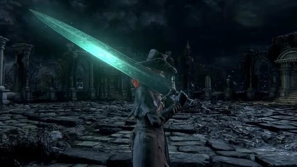 Moonlight sword. Лунный меч Bloodborne. Меч лунного света Bloodborne. Бладборн меч лунного света. Священный клинок лунного света бладборн.