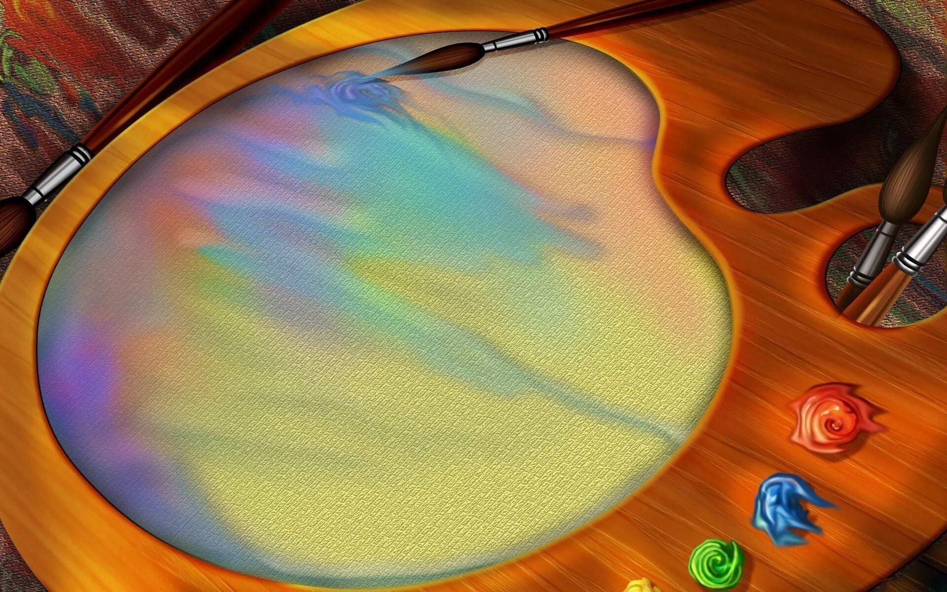 Кисти и краски художника. Фон краски кисти. Яркие краски лета. Фон творчество. Разноцветное лето.