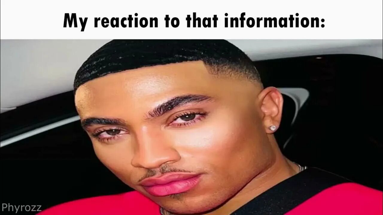 Inform that. My reaction to that information. хонест реакшн. my reaction to that information мем. мем my reaction to this information.