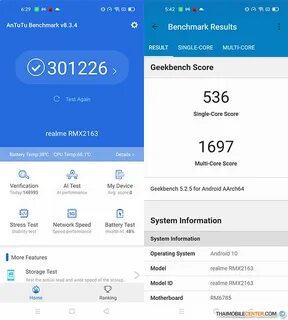 Realme antutu benchmark