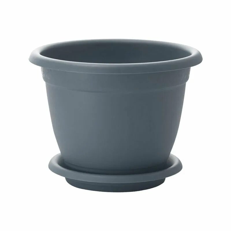 5л. "радиан" горшок 0,5л с поддоном виолет классик №2 27020242сир. Rs. Plana. Техпласт горшок фестона зеленый.
