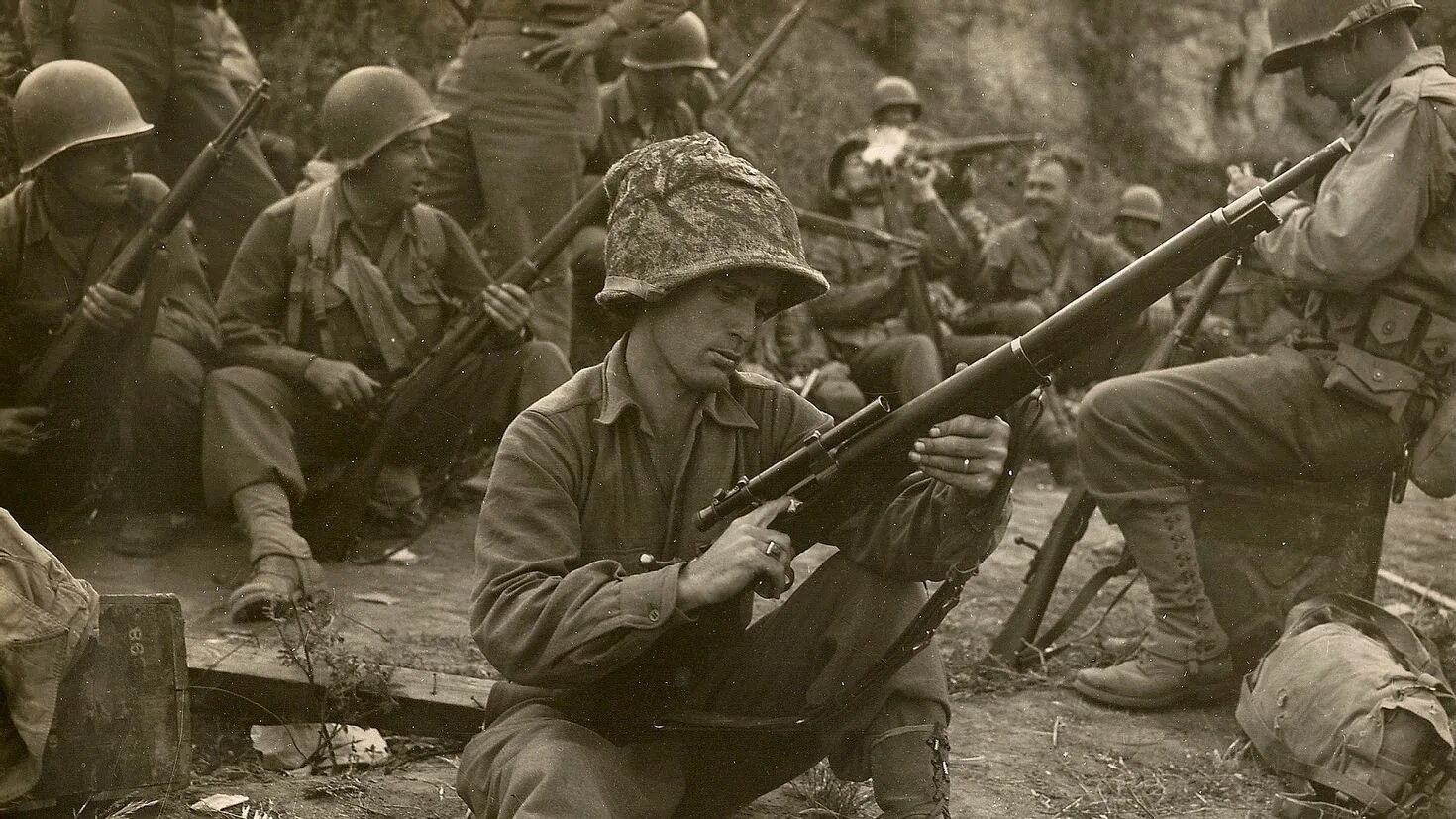 Когда америка вступила во вторую мировую. Американский солдат ww2 снайпер. вторая мировая война. сша во второй мировой войне. американцы во второй мировой.