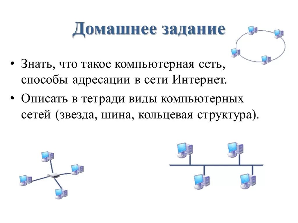 Компьютерные сети задания. Виды компьютерных сетей. Способы адресации в сети. Задачи компьютерной сети. Задания по компьютерным сетям