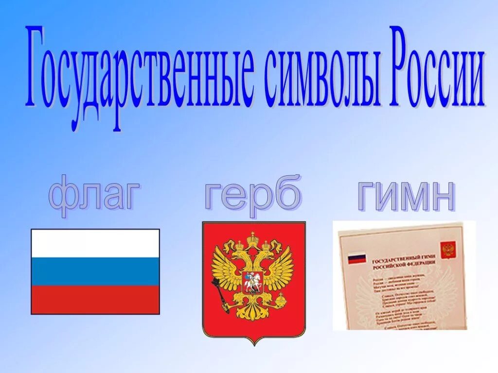 История герба россии история гимна россии. Государственные символи Росси. Символы России. Государственные символы России презентация.