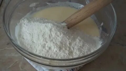 Кефир мука соль