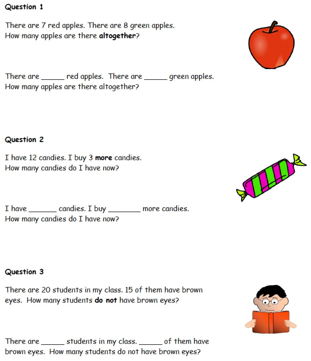 How much apples are there
