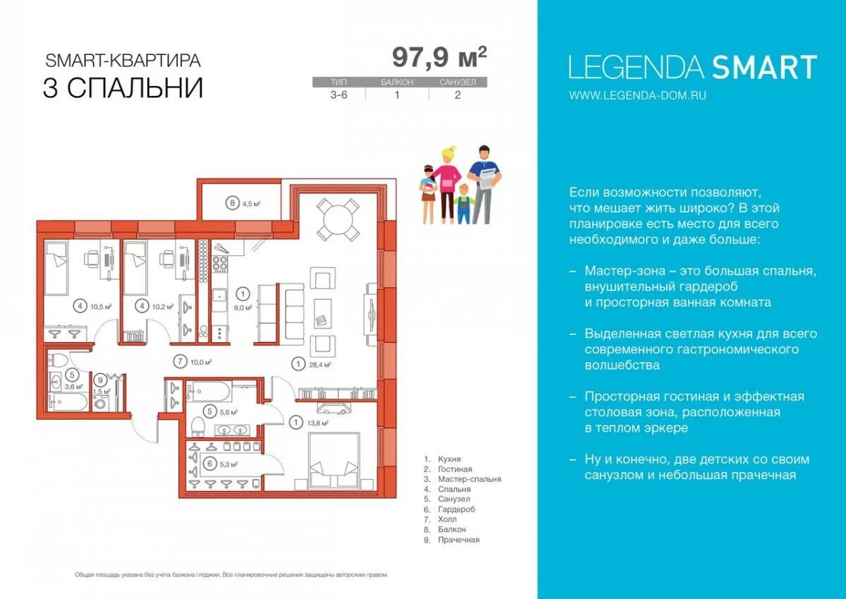 ЖК "LEGENDA Дальневосточного" - жилой комплекс Комфорт класса от застройщика LEG