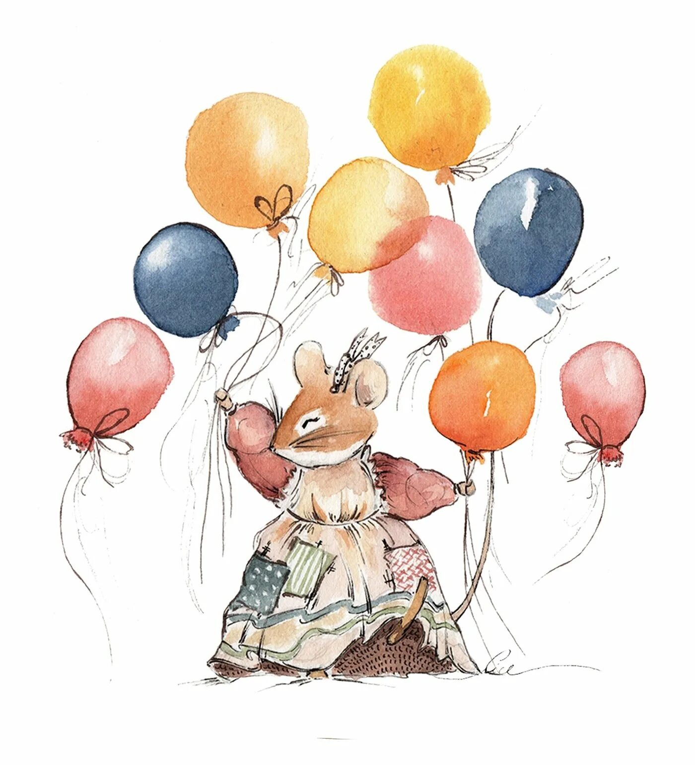 Открытка с днем рождения с воздушными шарами. Воздушные шары акварель. С днем рождения акварель. Воздушные шарики акварель. Открытки с воздушными шарами.
