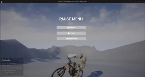 Pause menu
