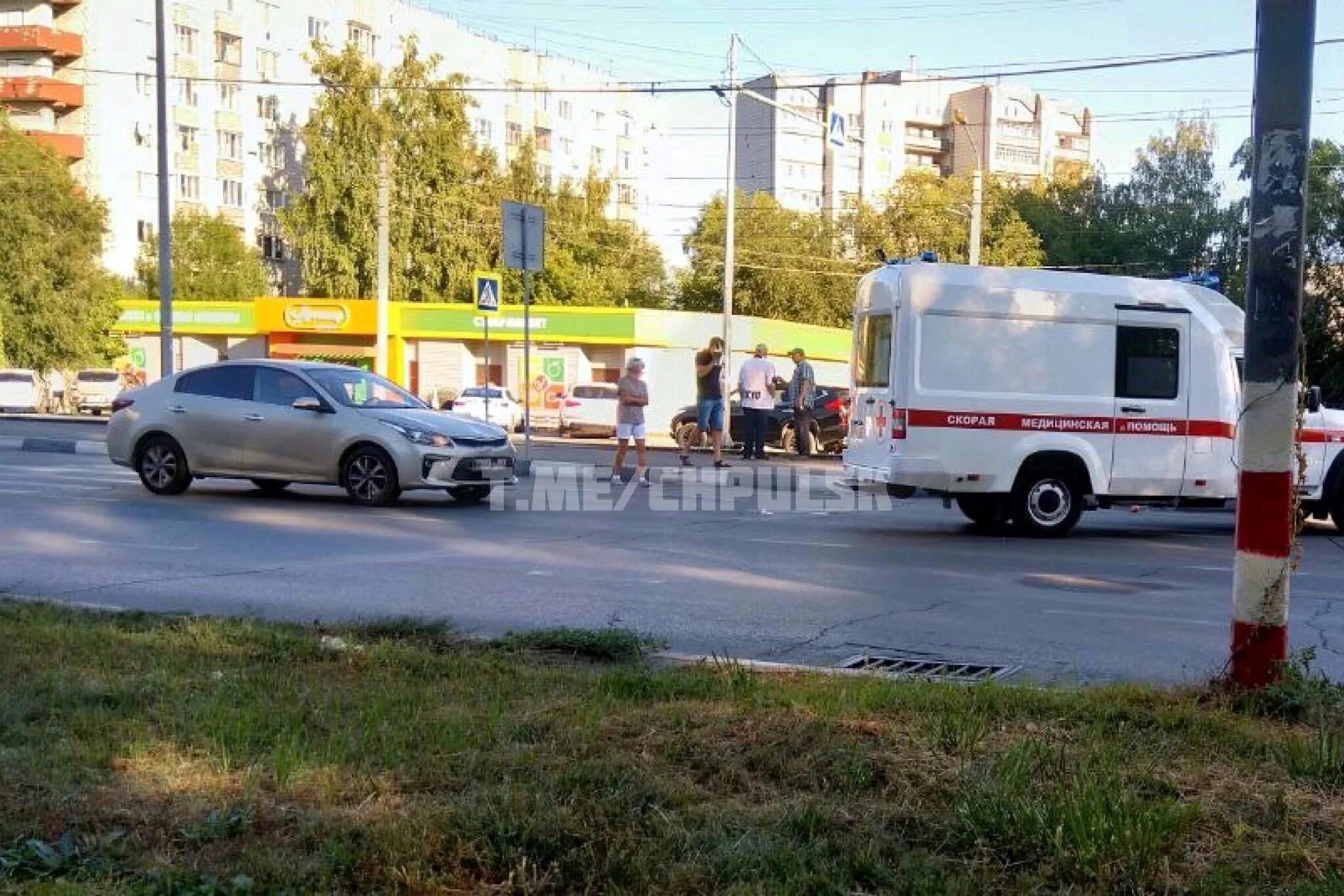 ДТП на Октябрьской Ульяновск. Ульяновск ДТП происшествия. Сбили мужчину на пешеходном