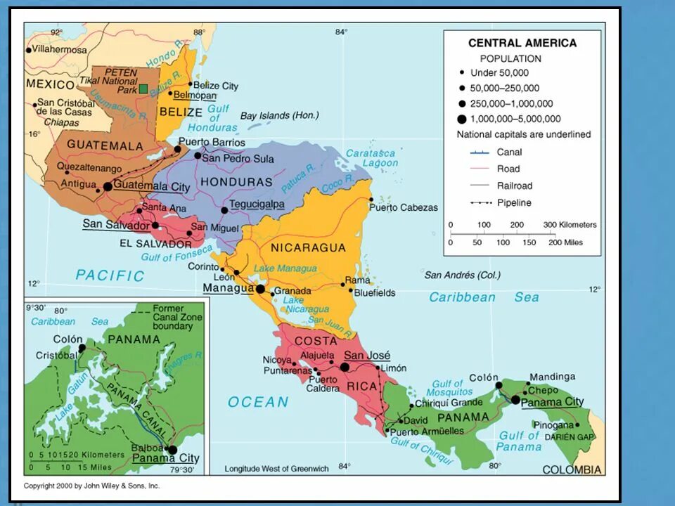 Центральная америка какие страны. Политическая карта центральной Америки. Карта центральной Америки со странами. Центральная Америка карта со странами и столицами. Государства центральной Америки на карте.
