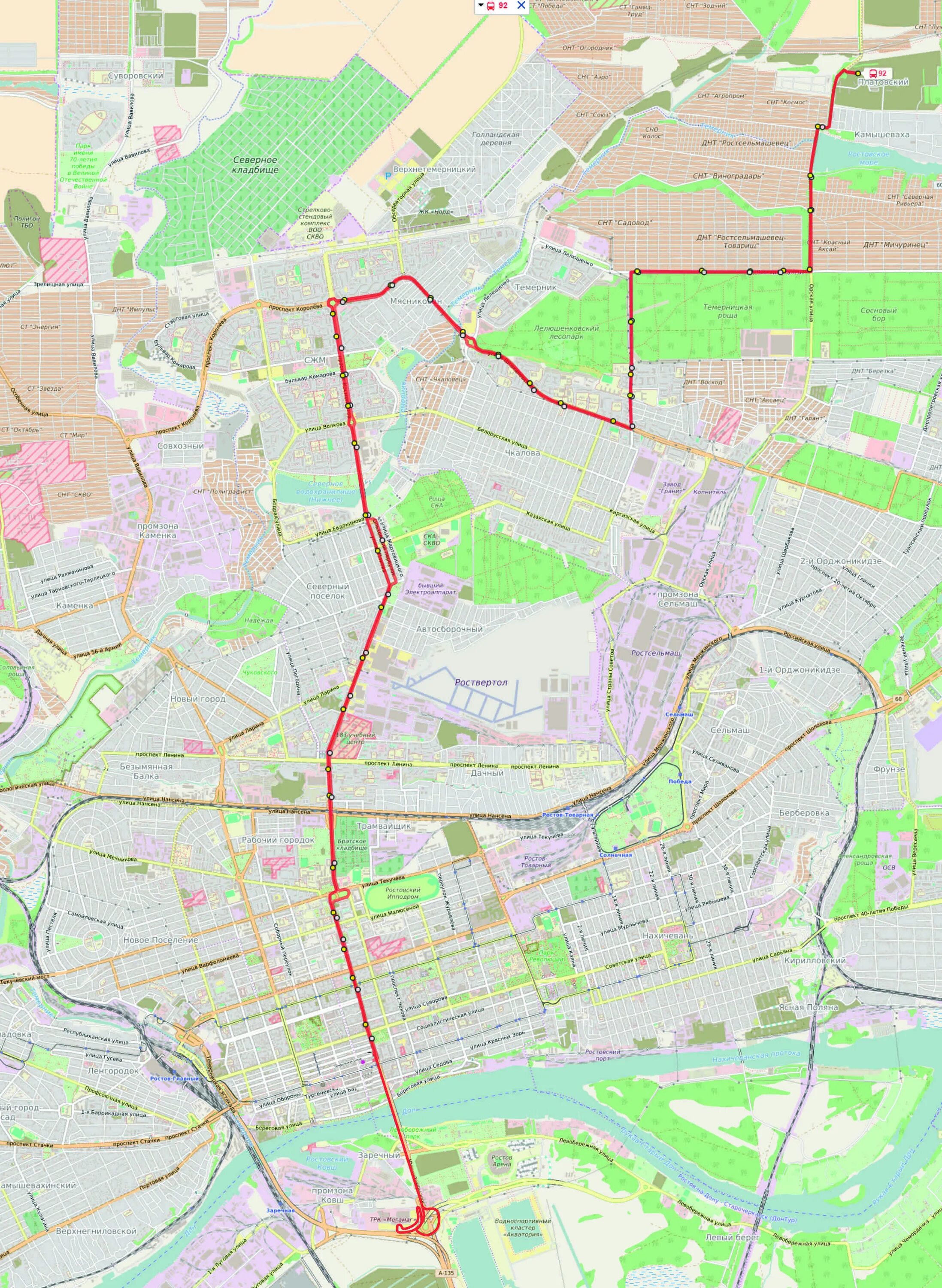 Маршрут 92 Ростов. Автобус 92 маршрут Ростов. Ростов Автобусный парк. Маршрут 235 автобуса. 35 автобус ростов на дону маршрут