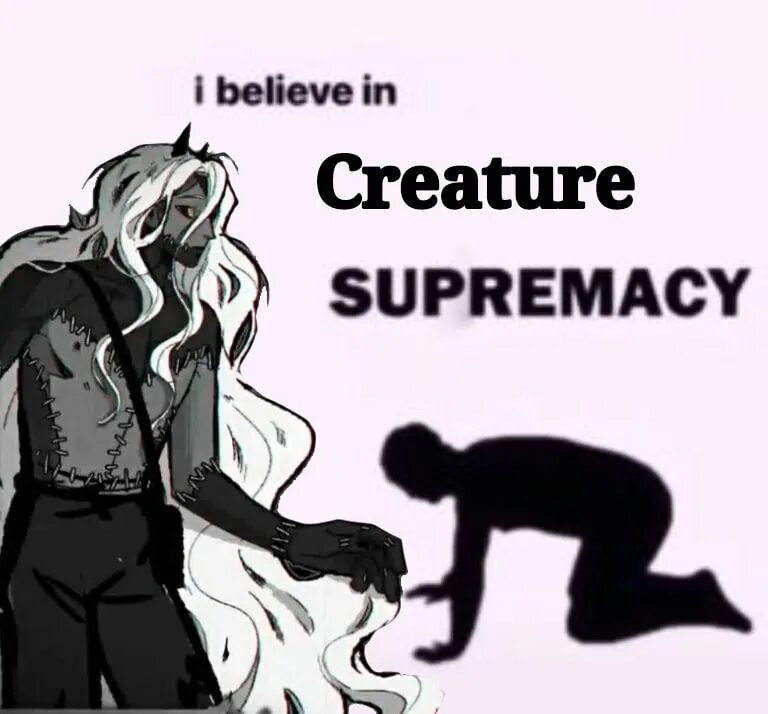 While the creature