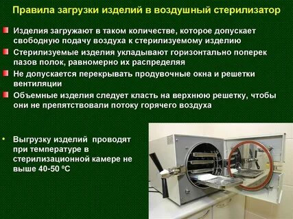 Сухожаровой шкаф алгоритм