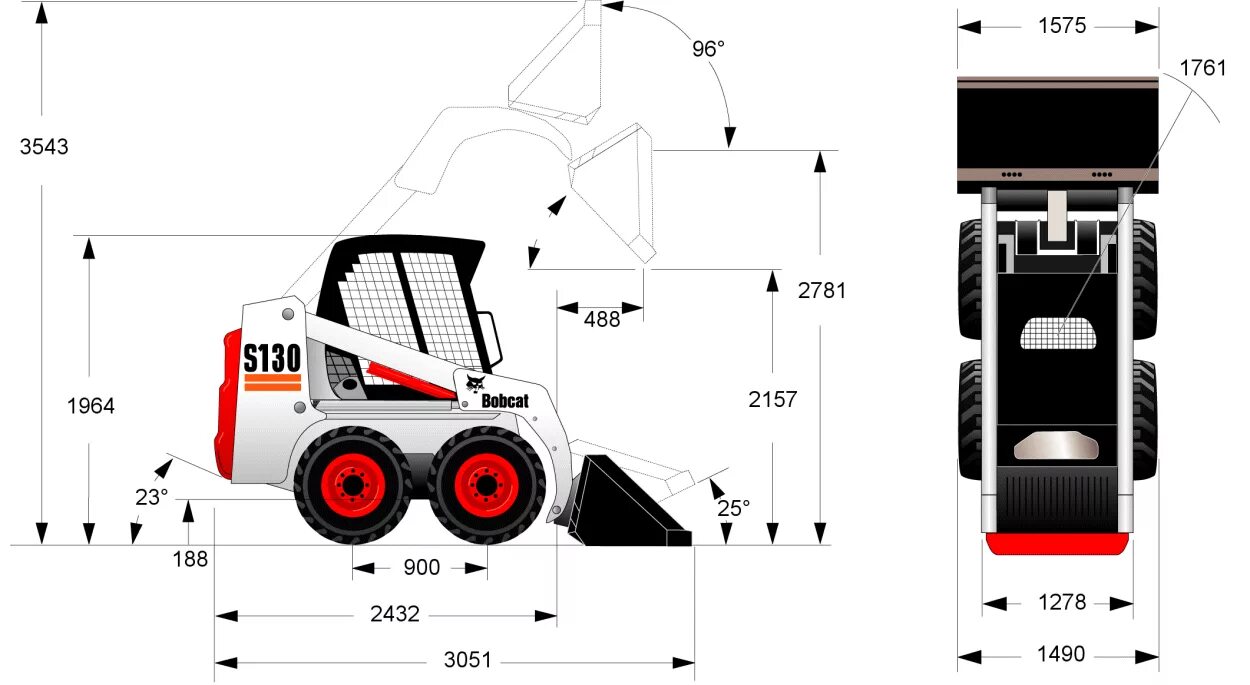 Габариты бобкэт. Мини погрузчик Bobcat габариты. Бобкэт s530 габариты. Бобкэт s175 габариты. Bobcat s530 габариты.