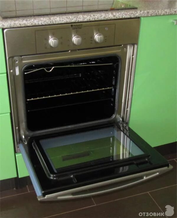Отзыв о Духовой шкаф газовый Hotpoint-Ariston FH G IX/HA S Неплохая духовка, но 