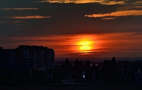 Афк закат в городе