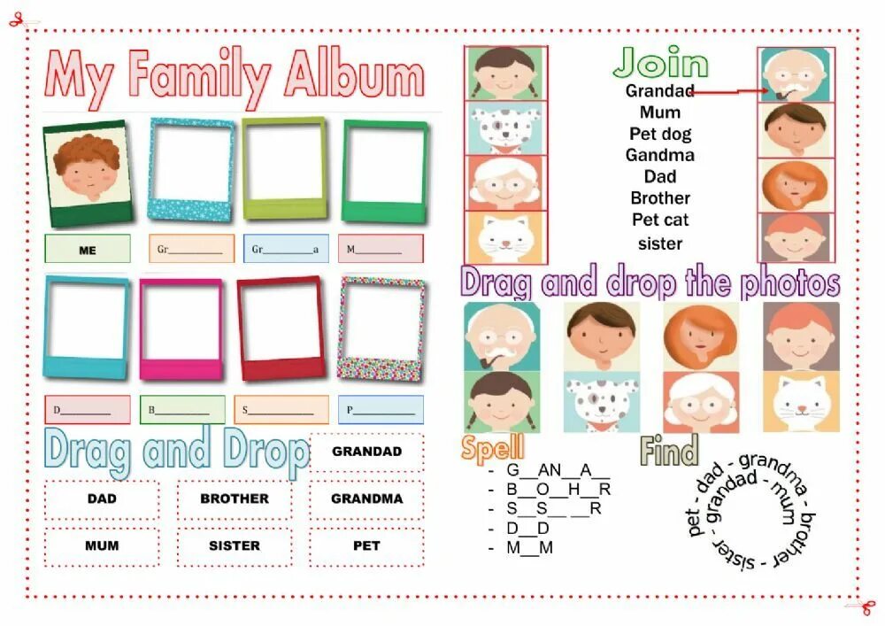 My family games. Английский my Family\ Worksheet. Family задания английский для детей. Моя семья Worksheets. Упражнения по теме Family для детей.