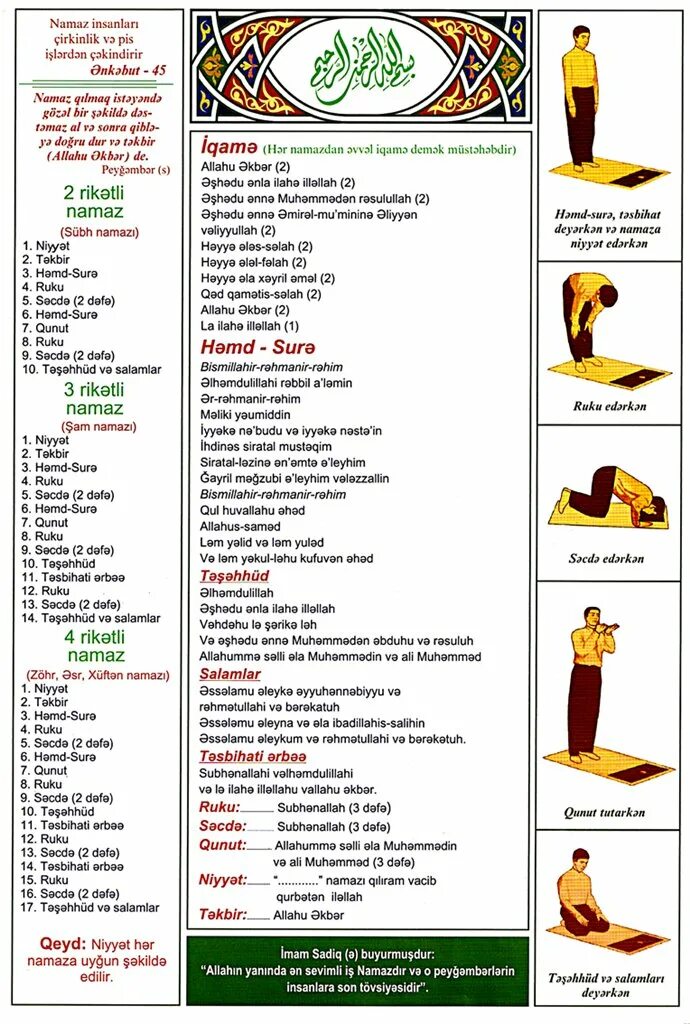 Намаз для начинающих мужчин татарский. Слова намаза. Намаз текст. Намаз азербайджанский слова. Слова намаза шиитов.