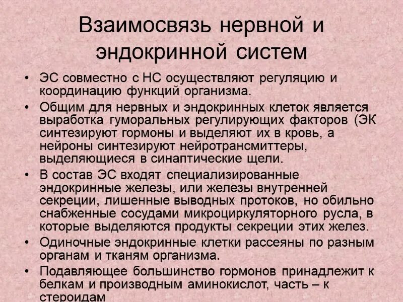 Орган объединяющий нервную и эндокринную систему. Орган объединяющий нервную и эндокринную систему