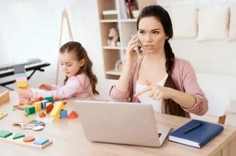 На работе работаю с родителями