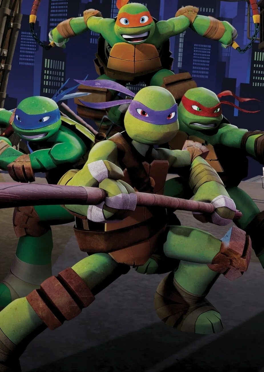 Teenage mutant turtles 2012. Черепашки ниндзя Никелодеон.