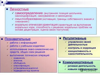 Обязательные внутренние положения