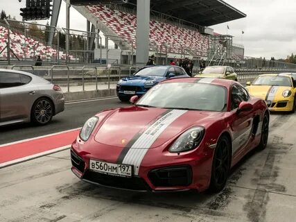 Porsche driving