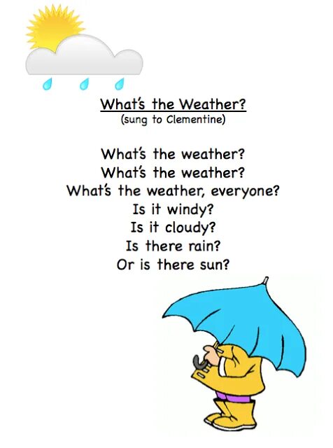 What s the weather песня. Стишок на английском для детей weather. Стишок про погоду на английском для детей. Стих про погоду на английском. Weather poem.